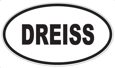 DREISS - Oval Magnet