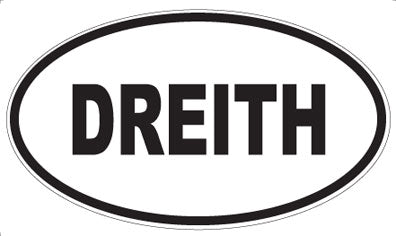 DREITH - Oval Magnet
