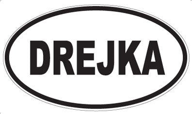 DREJKA - Oval Sticker