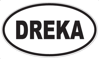 DREKA - Oval Sticker