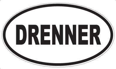 DRENNER - Oval Magnet