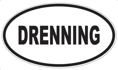 DRENNING - Oval Magnet