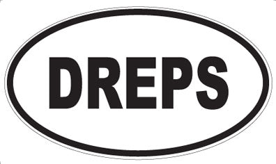 DREPS - Oval Sticker