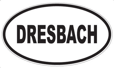DRESBACH - Oval Magnet