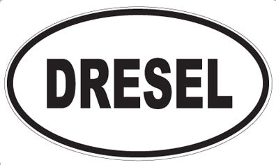 DRESEL - Oval Magnet