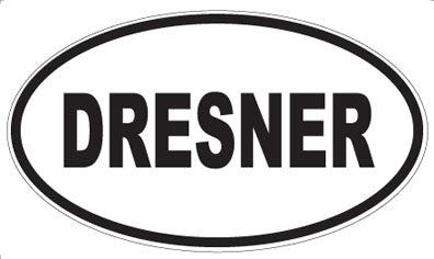 DRESNER - Oval Magnet