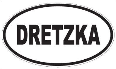 DRETZKA - Oval Magnet