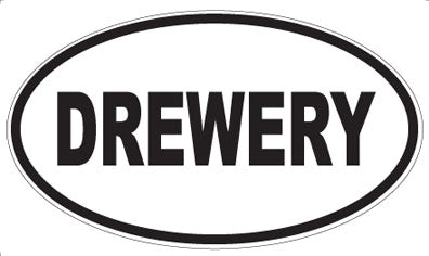 DREWERY - Oval Magnet