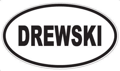 DREWSKI - Oval Magnet