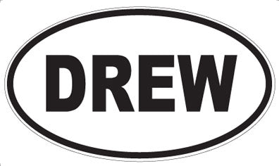 DREW - Oval Magnet
