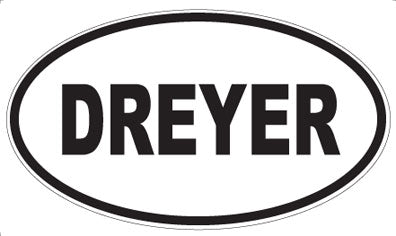 DREYER - Oval Magnet