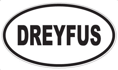 DREYFUS - Oval Sticker