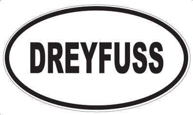 DREYFUSS - Oval Sticker