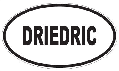 DRIEDRIC - Oval Magnet