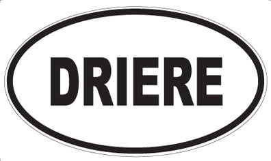 DRIERE - Oval Magnet