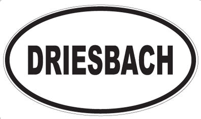 DRIESBACH - Oval Magnet