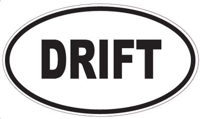 DRIFT - Oval Sticker