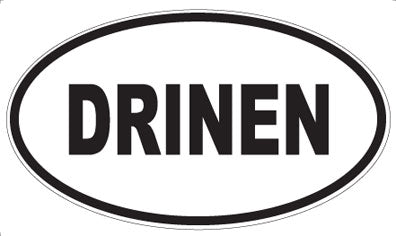 DRINEN - Oval Magnet