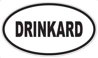 DRINKARD - Oval Sticker