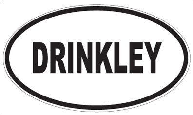 DRINKLEY - Oval Sticker