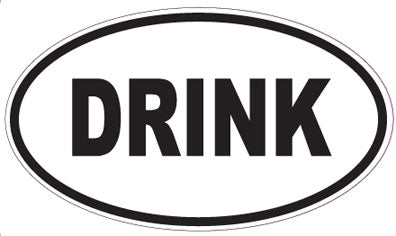 DRINK - Oval Magnet