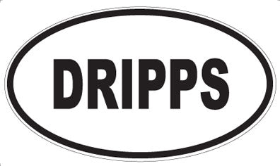 DRIPPS - Oval Magnet