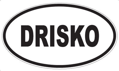 DRISKO - Oval Magnet