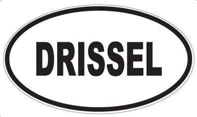 DRISSEL - Oval Magnet