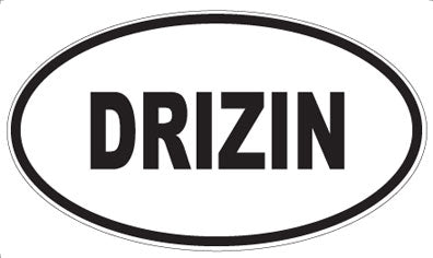 DRIZIN - Oval Sticker