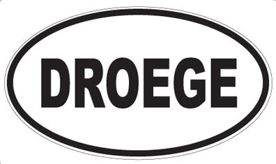 DROEGE - Oval Magnet