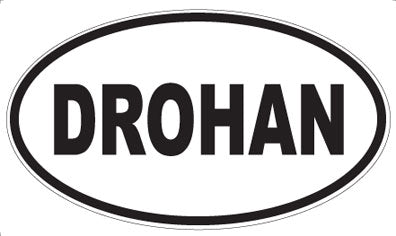 DROHAN - Oval Sticker