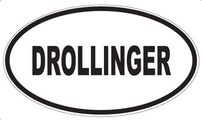 DROLLINGER - Oval Magnet