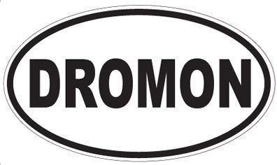 DROMON - Oval Sticker