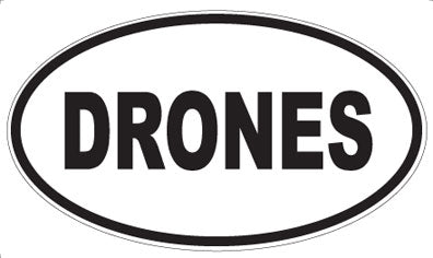 DRONES - Oval Magnet