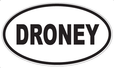 DRONEY - Oval Magnet