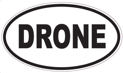 DRONE - Oval Magnet