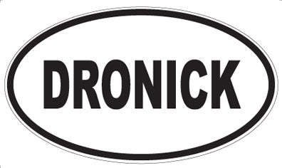 DRONICK - Oval Sticker