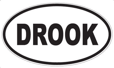 DROOK - Oval Magnet