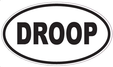 DROOP - Oval Magnet