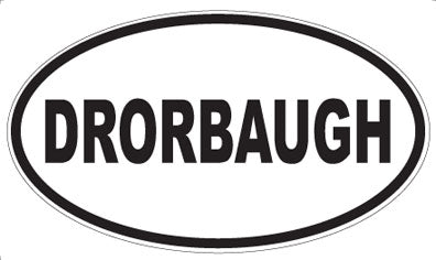 DRORBAUGH - Oval Magnet