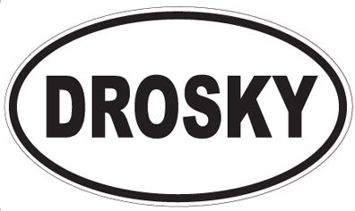 DROSKY - Oval Sticker