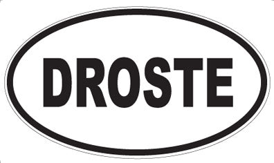 DROSTE - Oval Magnet