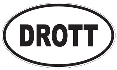 DROTT - Oval Magnet