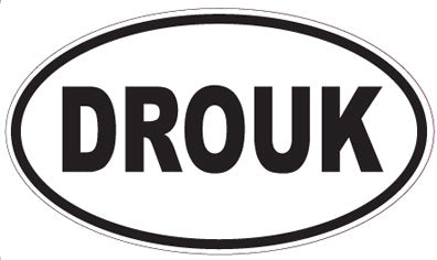 DROUK - Oval Magnet