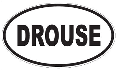 DROUSE - Oval Magnet