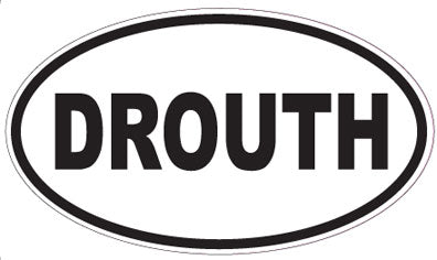DROUTH - Oval Sticker