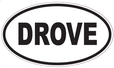 DROVE - Oval Magnet