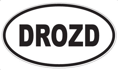 DROZD - Oval Sticker