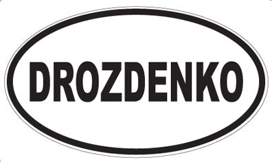 DROZDENKO - Oval Magnet