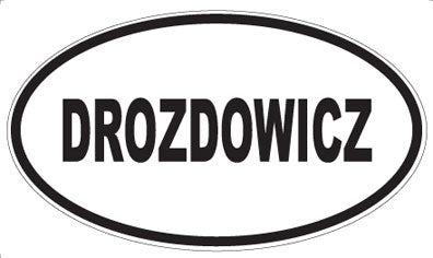 DROZDOWICZ - Oval Magnet